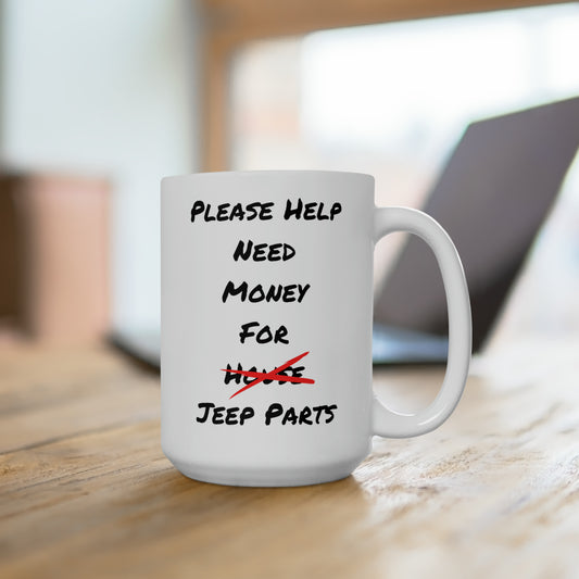 jeep parts mug Ceramic Mug 15oz