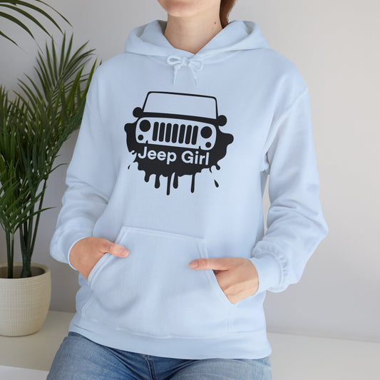 Jeep Girl Logo Hoodie - Off-Road Chic! Unisex Heavy Blend™ Hooded Sweatshirt