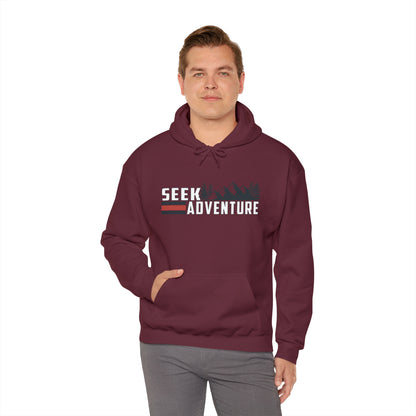 seek adventure - get out and explore Unisex Heavy Blend™ Hooded Sweatshirt