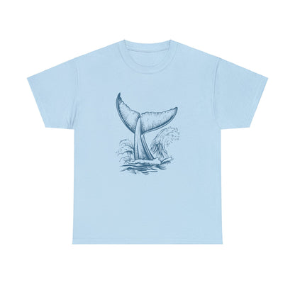 Whale Tale Ocean Art T-Shirt: Dive into Nature's Majesty