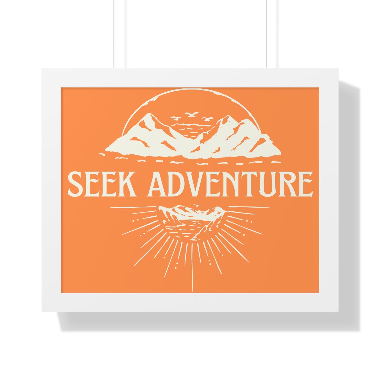 Seek Adventure Poster - Exclusively Crafted for the Wanderer in You!