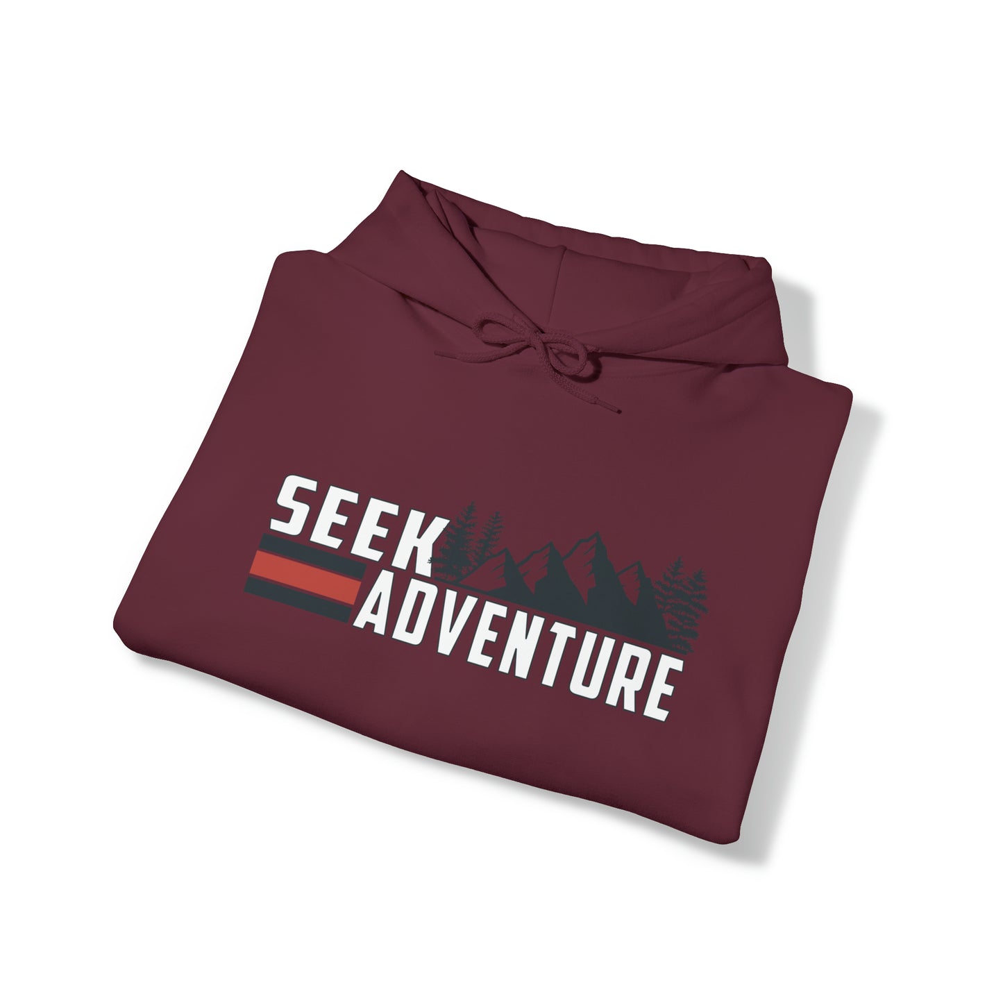 seek adventure - get out and explore Unisex Heavy Blend™ Hooded Sweatshirt