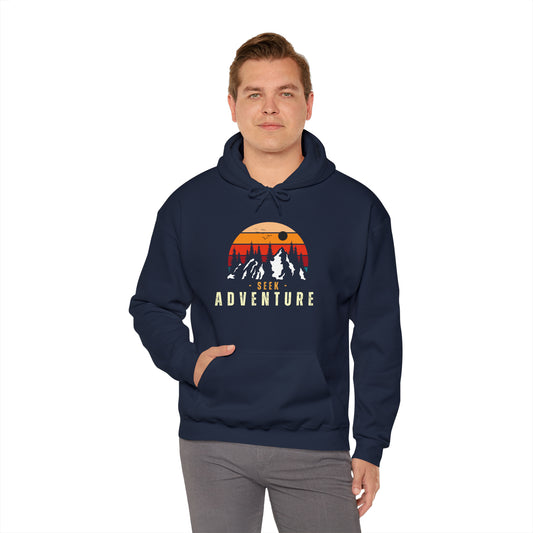 seek adventure Unisex Heavy Blend™ Hooded Sweatshirt