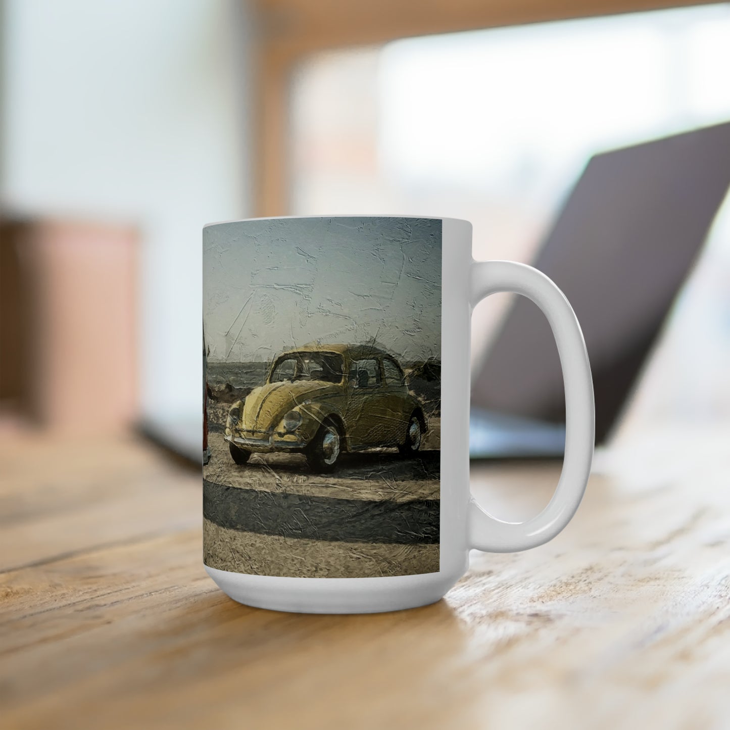 For the Volkswagen lover -  VW Bus and Bug Ceramic Mug 15oz