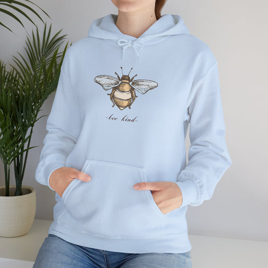 Bee Kind Hoodie with Bee Design Unisex Heavy Blend Hooded Sweatshirt