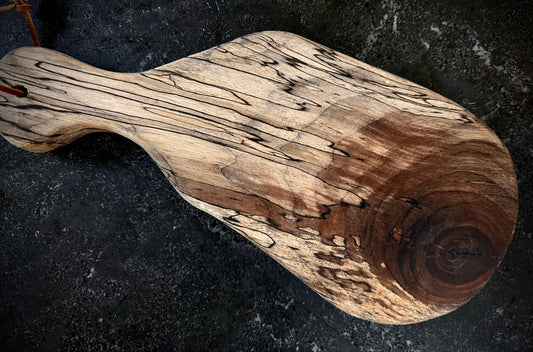 Rustic Charm: Locally Handcrafted Black Walnut Wooden Cheese Board